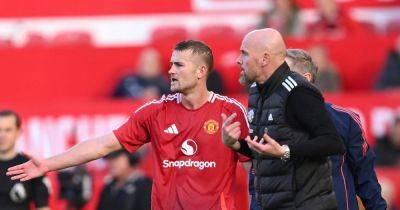 Matthijs De-Ligt - Ethan Pinnock - Why Matthijs de Ligt was forced off the pitch for Brentford goal vs Man United amid complaints - manchestereveningnews.co.uk