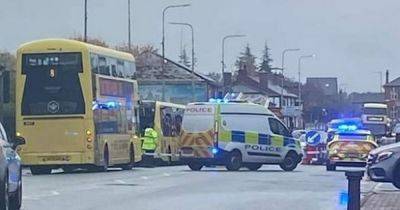 Five injured as car crashes into bus after driver suffers 'medical episode'