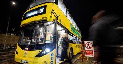 Andy Burnham - Passenger numbers 'increasing week by week' on new Manchester night buses - manchestereveningnews.co.uk