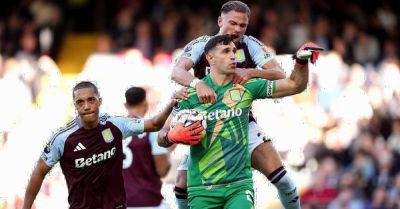 Aston Villa - Marco Silva - Emiliano Martinez - Unai Emery - Ollie Watkins - Raul Jimenez - Joachim Andersen - Issa Diop - Calvin Bassey - Jaden Philogene - Andreas Pereira - Unai Emery salutes ‘best in world’ Emiliano Martinez after Villa win at Fulham - breakingnews.ie - county Morgan