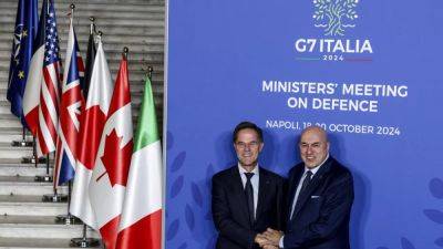 G7 defence ministers 'reaffirm support for Ukraine' in first ever meeting