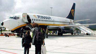 Travel chaos at Milan Bergamo airport after Ryanair plane tyres explode upon landing