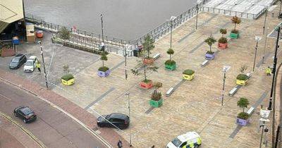 LIVE: Police cordon in place at Salford Quays after stabbing with probe underway - latest updates