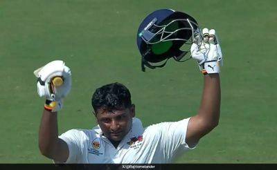 Sarfaraz Khan Hits 'Landmark' First Class Hundred, Sends India Team Management Strong Message