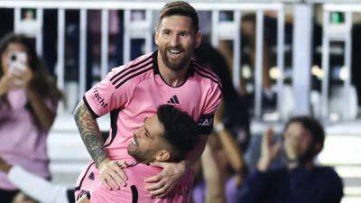 Lionel Messi - Luis Suarez - David Beckham - Inter Miami - Jorge Más - Messi's hat trick leads Inter Miami to best record in MLS history - cbc.ca