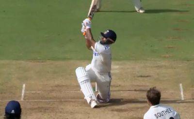 Watch: Rishabh Pant Smashes Huge 107m Six, Ball Lands On Top Of Stadium Roof