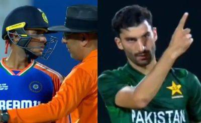 Tilak Varma - Abhishek Sharma - Watch: India's Abhishek Sharma Gets Fiery Send Off From Pakistan Star During Emerging Teams Asia Cup Match, Does This In Reply - sports.ndtv.com - India - Oman - Pakistan