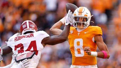 Jalen Milroe - Tennessee upsets Alabama in SEC thriller; second loss of season puts Crimson Tide's playoff hopes in jeopardy - foxnews.com - Usa - state Tennessee - state Alabama