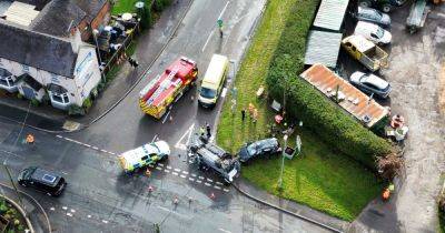 CCTV footage reveals series of smashes at 'Britain's most dangerous junction'