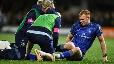 Robbie Henshaw - Jimmy Obrien - Jacques Nienaber - Jack Conan - Dan Sheehan - Ryan Baird - Rob Russell - Ciarán Frawley - Leinster Rugby - Paddy Maccarthy - 'Good news' on Ciarán Frawley injury, says Leinster coach Jacques Nienaber - rte.ie - South Africa - Ireland - Jordan