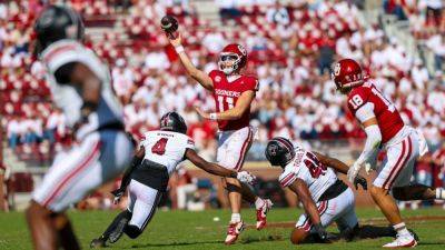 QB Jackson Arnold gets start for Oklahoma at No. 18 Ole Miss - ESPN