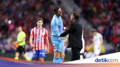 Courtois Balas Tudingan Simeone soal Derby Madrid