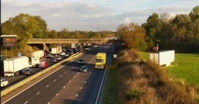 Huge delays causes FIVE MILES of queues on M6 motorway amid crash - manchestereveningnews.co.uk