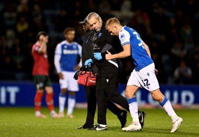 George Lapslie picked up an injury for Gillingham in their 2-0 home defeat against Newport County