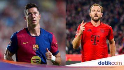 Barcelona Vs Bayern: Adu Ketajaman Lewandowski Vs Harry Kane