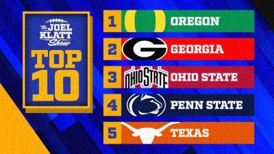 2024 college football rankings: Joel Klatt's top 10 teams after Week 8