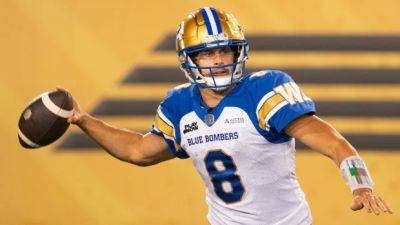 Zach Collaros - Win or tie against Alouettes will give Blue Bombers CFL West Division title - cbc.ca
