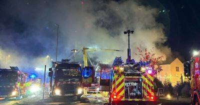 Fire crews tackling huge blaze at 400-year-old thatched Cheshire pub