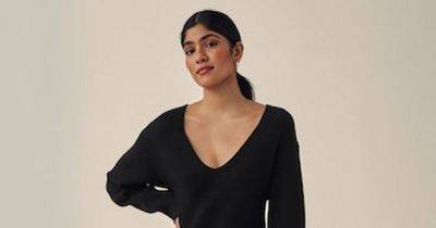 Next's £37 long-sleeve knit dress looks just as 'elegant' with chunky boots as it does trainers - manchestereveningnews.co.uk