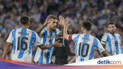 Ranking FIFA: Argentina Masih Teratas, tapi Didekati Prancis-Spanyol