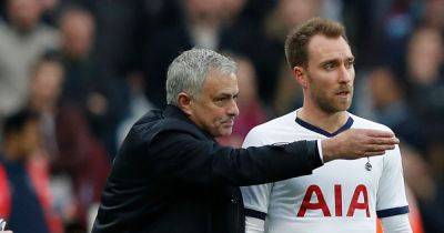 Christian Eriksen makes feelings on Jose Mourinho crystal clear amid Man United reunion