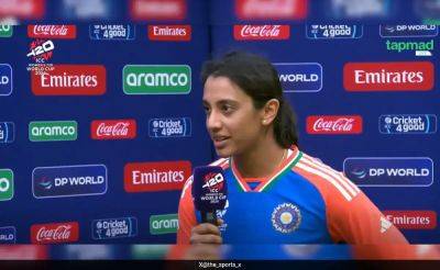 "After Two Tough Months, It Feels...": India Stand-In Captain Smriti Mandhana Pours Heart Out After Win In 1st ODI