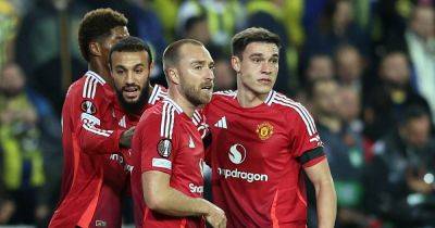 Manchester United player ratings as Christian Eriksen and Manuel Ugarte good vs Fenerbahce