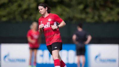 Former soccer player Diana Matheson seeing the other side of life in camp with Canada