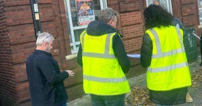 The hi-vis jacket that gave away Greater Manchester town’s worst kept secret