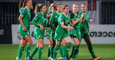 Aoife Mannion - Katie Maccabe - Abbie Larkin - Kyra Carusa - Six-goal away win takes Republic of Ireland closer to Euro 2025 - breakingnews.ie - Georgia - Ireland - Slovakia