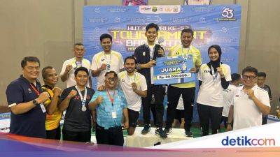 Kemenpora Jadi Runner-up di Badminton Tournament 2024