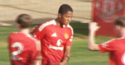 Chido Obi-Martin fires four-word Manchester United message after wonderkid's debut heroics