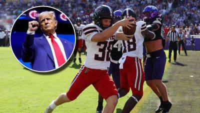 Texas Tech Kicker Busts Out Homemade Trump Shirt After Fake Field Goal