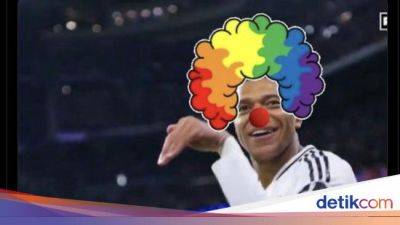 El Clasico - Kylian Mbappe - Meme Mbappe si Mr. Offside Saat Real Madrid Dilumat Barca - sport.detik.com