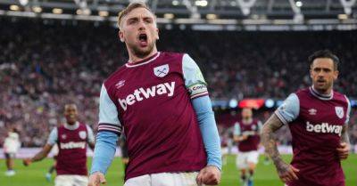 Christian Eriksen - Bruno Fernandes - West Ham - Diogo Dalot - Danny Ings - Matthijs De-Ligt - London Stadium - Jarrod Bowen - Man Utd - Alejandro Garnacho - Edson Alvarez - Jarrod Bowen penalty heaps pressure on Erik ten Hag as West Ham beat Man United - breakingnews.ie