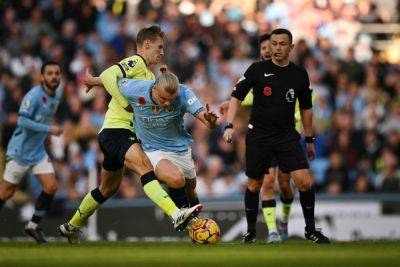 Haaland fires Man City to top of Premier League, Villa held