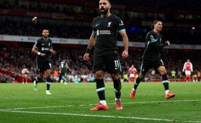 Jurgen Klopp - Mikel Arteta - Mohamed Salah - Virgil Van-Dijk - Gabriel Magalhaes - William Saliba - Riccardo Calafiori - Mohamed Salah Strikes Late As Liverpool Snatch Draw At Title Rivals Arsenal - sports.ndtv.com - Britain - Egypt - Liverpool