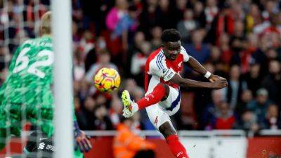 Arsenal's Saka unhappy with Liverpool draw as he marks 50 Premier League goals