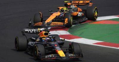 Lando Norris cuts Max Verstappen’s title lead after pair clash on track again