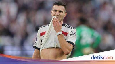 Bruno Fernandes - Diogo Dalot - West Ham United - Alejandro Garnacho - Liga Inggris - Rasmus Hojlund - Ampun deh, Diogo Dalot... - sport.detik.com