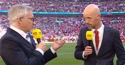 Gary Lineker shows he hasn't forgotten Erik ten Hag row with Man Utd comment