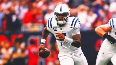 Anthony Richardson - Shane Steichen - Anthony Richardson on why he subbed out of Colts-Texans game: 'I was tired' - foxnews.com