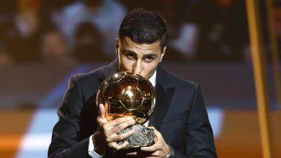 Spain's Rodri wins Ballon d'Or for best player in the world