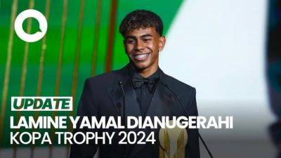 Video: Lamine Yamal Dapat Penghargaan Kopa Trophy 2024