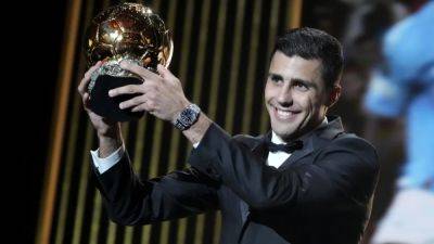 Rodri wins men's Ballon d'Or as Real Madrid boycott