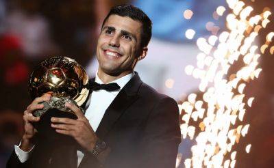 Rodri Wins Men's Ballon d'Or 2024 As Real Madrid Boycott Event