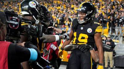 Steelers' Calvin Austin III scores 2 touchdowns, TJ Watt gets huge sack in win over Giants