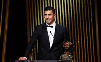 "Football Has Won": Rodri's Riveting Speech After Beating Vinicius Jr. To Ballon d'Or 2024