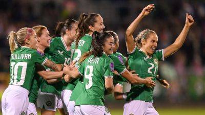 Katie Maccabe - Courtney Brosnan - Kyra Carusa - Lily Agg - Jessie Stapleton - Eileen Gleeson - Ireland coast into play-off final with routine win - rte.ie - Switzerland - Georgia - Ireland - county Green - Slovakia