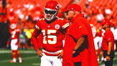 Chiefs coach Andy Reid wants Patrick Mahomes to 'keep firing' amid slump